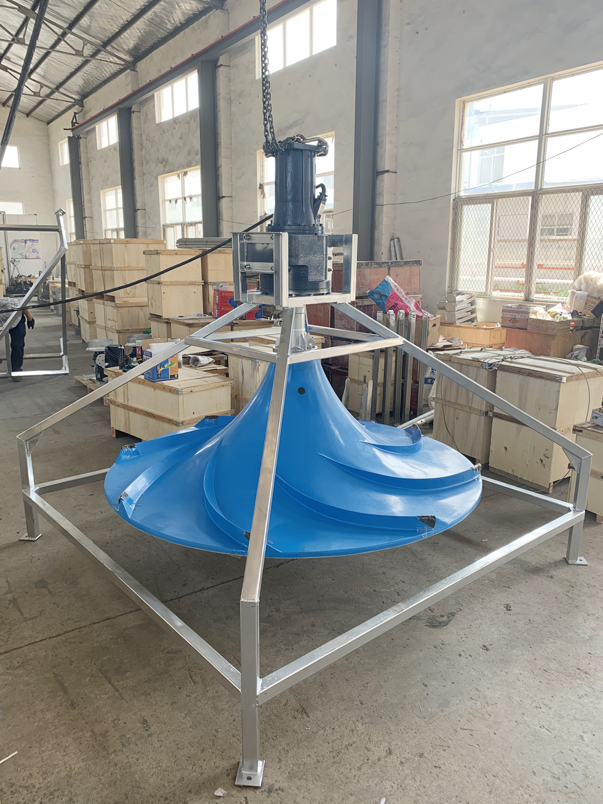 潛水雙曲面攪拌機與其它攪拌設(shè)備相比，優(yōu)勢在哪里？ | 南京藍寶石環(huán)保